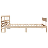 Bed Frame without Mattress 90x200 cm Solid Wood Pine 3305794