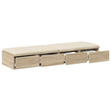 Bed Drawers Sonoma Oak 120 x 36.5 x 16.5 cm Engineered Wood 866941