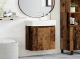 Bathroom Vanity Unit with Tap Old Wood 45.5 x 22.5 x 84 cm 889479