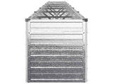 Raised Garden Bed Silver 600 x 40 x 55 cm galvanized 8006302