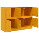 Sideboard Mustard Yellow 99x39x73 cm Steel 841796