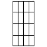 ZNTS Walk-in Shower Screen Frosted Tempered Glass 80x195 cm 145684
