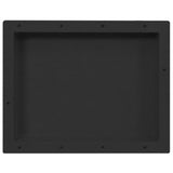 Shower Niche Matt Black 41x51x10 cm 151394