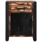 Bedside Cabinet Multicolour 40x30x50 cm Solid Wood Reclaimed 4013561