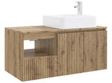 Bathroom Furniture Set 2 pcs Artisan Oak Engineered Wood 3404073