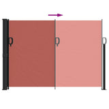 ZNTS Retractable Side Awning Terracotta 140x300 cm 4004303