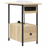 Bedside Cabinet Sonoma Oak 60 x 30 x 61 cm Engineered Wood 859596