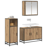 Bathroom Furniture Set 3 pcs Artisan Oak Engineered Wood 3402400
