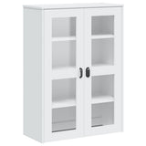 Highboard VIKEN White 80x40x190 cm Solid Wood Pine 3207150
