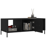 Coffee Table Black 102x50x40 cm Engineered Wood 829309