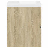2 Piece Bathroom Furniture Set Sonoma Oak Engineered Wood 3325032