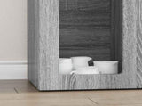 Sideboard Grey Sonoma 59 x 35 x 100.5 cm Engineered Wood 891340