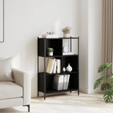 Bookcase Black 72x28x109 cm Engineered Wood 838883