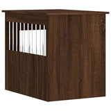 Dog Crate Furniture Brown Oak 55x75x65 cm Engineered Wood 838322