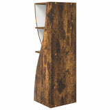 Corner Cabinet Smoked Oak 32x32x102cm Engineered Wood 889860