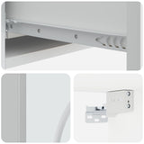 Wall-Mounted Side Table Wall-mounted White 87.5 x 34.5 x 17 cm 898155