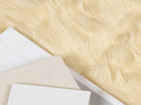 Faux Sheepskin Rug TAFALLA Cream 160 cm Polyester 42021516