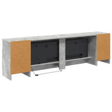 Electric Fireplace Concrete 165 x 28.5 x 47 cm Engineered wood 8021186