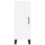 Highboard White 34.5x34x180 cm Engineered Wood 3199129