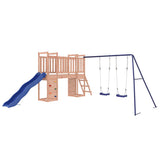 Outdoor Playset Natural Wood/Blue Solid douglas wood Large 3155931