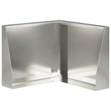 Retaining Wall 50 x 50 x 30 cm Stainless Steel Silver 8015207