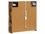 Bathroom Mirror Cabinet Smoked Oak 43 x 11.5 x 60.5 cm 889227