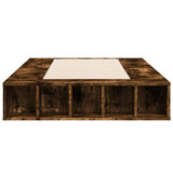 Bed Frame without Mattress Smoked Oak 90x190 cm Single 3280528