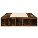 Bed Frame without Mattress Smoked Oak 75x190 cm Small Single 3280535