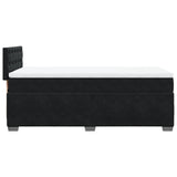 Box Spring Bed with Mattress Black 100x200 cm Velvet 3286248