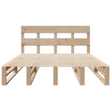 Bed Frame without Mattress 140x190 cm Solid Wood Pine 3302315
