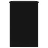 801797 Desk Black 100x50x76 cm Engineered Wood