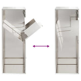 Parcel Drop Box Silver 47.5 x 38 x 59 cm Stainless Steel 874937