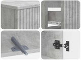 3 Piece Bathroom Cabinet Set ARNHEM Engineered Wood 3417849