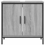 Bathroom Sink Cabinet Grey Sonoma 60x30x60 cm Engineered Wood 842449