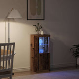 LED Sideboard Brown 41 x 37 x 100 cm Engineered Wood 863024