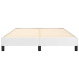 Bed Frame without Mattress White 137x190 cm Full Faux Leather 346933