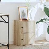 Bookcase Sonoma Oak 40x24x52 cm Engineered Wood 860357