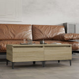 Side Tables 2 pcs Sonoma Oak 50x46x35 cm Engineered Wood 819523