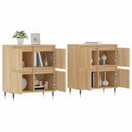 Sideboards 2 pcs Sonoma Oak Engineered Wood 3190168