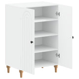 Shoe Cabinet ALKMAAR 59.5 x 39.5 x 90 cm Engineered Wood White 896205