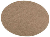 Area Rugs Round AGIRA Natural 120 CM Polyester 42022531