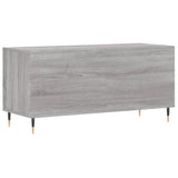 Record Cabinet Grey Sonoma 100x38x48 cm Engineered Wood 831746