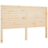 Bed Headboard 146x4x100 cm Solid Wood Pine 819020