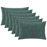 Cushion Cover 6 pcs HEERLEN Sea Blue 50 x 75 cm 911702