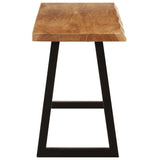Bench with Live Edge 105 cm Solid Wood Acacia 372754