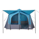 Camping Tent Cabin 5-Person Blue Waterproof 94753