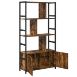 Bookshelf Smoked Oak 80 x 30 x 155.5 cm Engineered Wood 868439