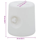Gazebo Weights 4 pcs PE White 47688