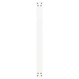 Dining Table Legs U-Shaped 2 pcs White 100x cm Steel 4013197