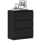 Sideboard Black 60x35x76 cm Engineered Wood 801383